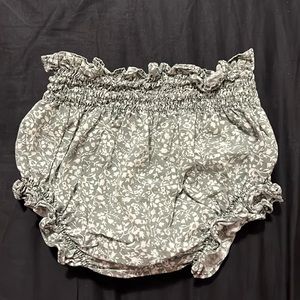 Zara baby girl green floral bloomers